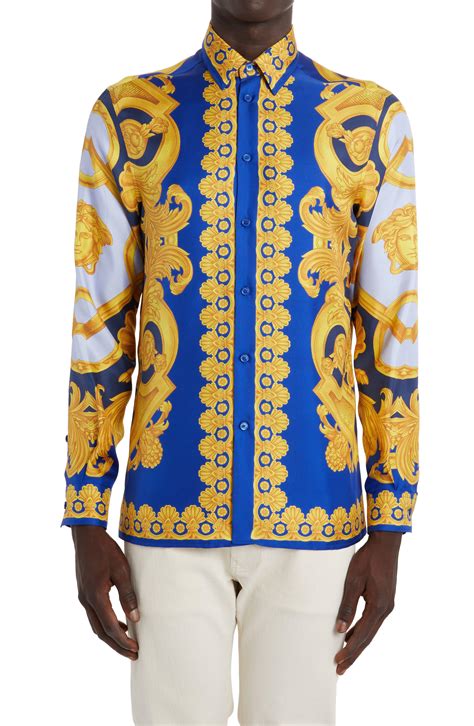 cheap versace button up shirt|versace men's button shirts.